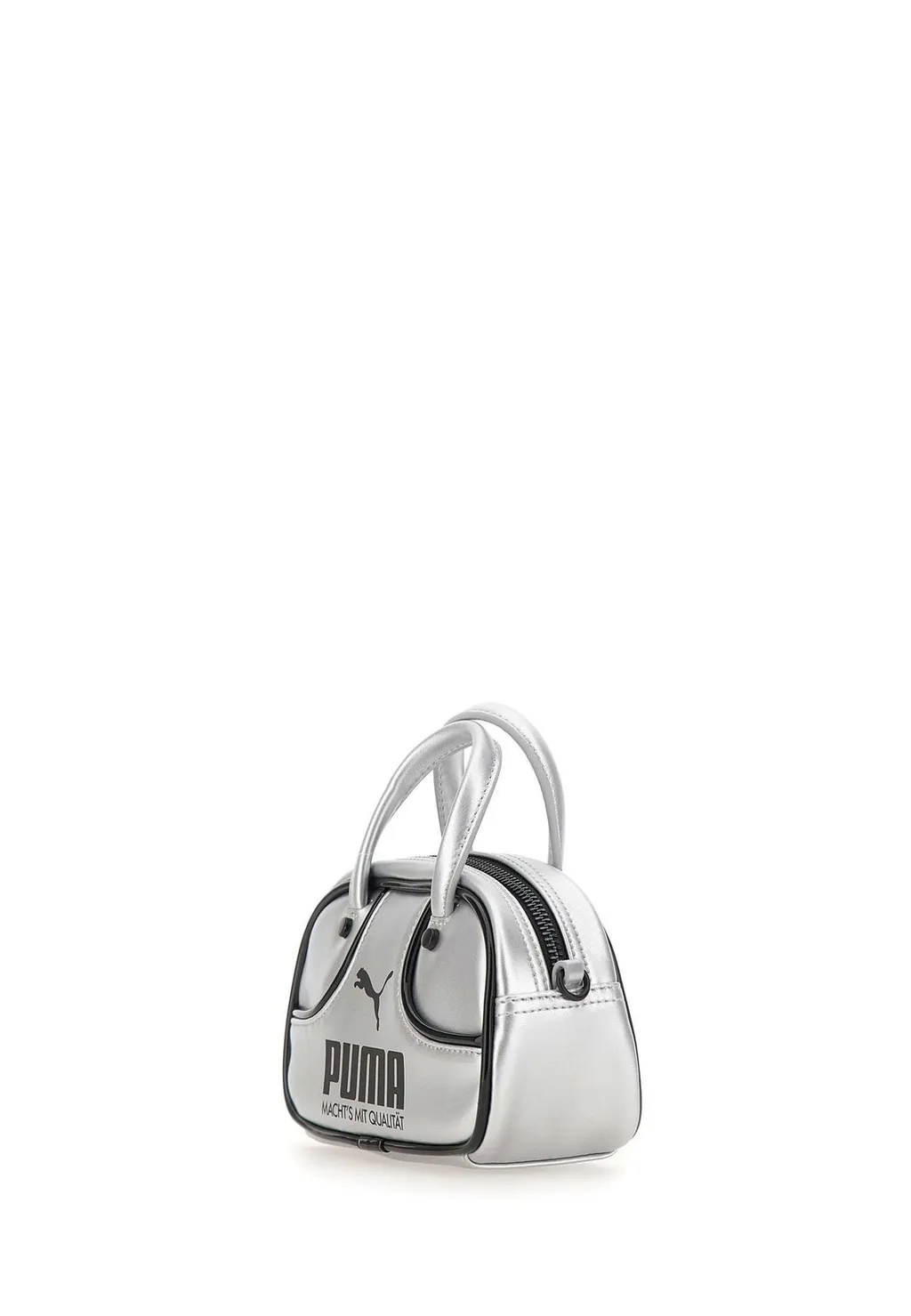Puma Logo Printed Zipped Top Handle Bag