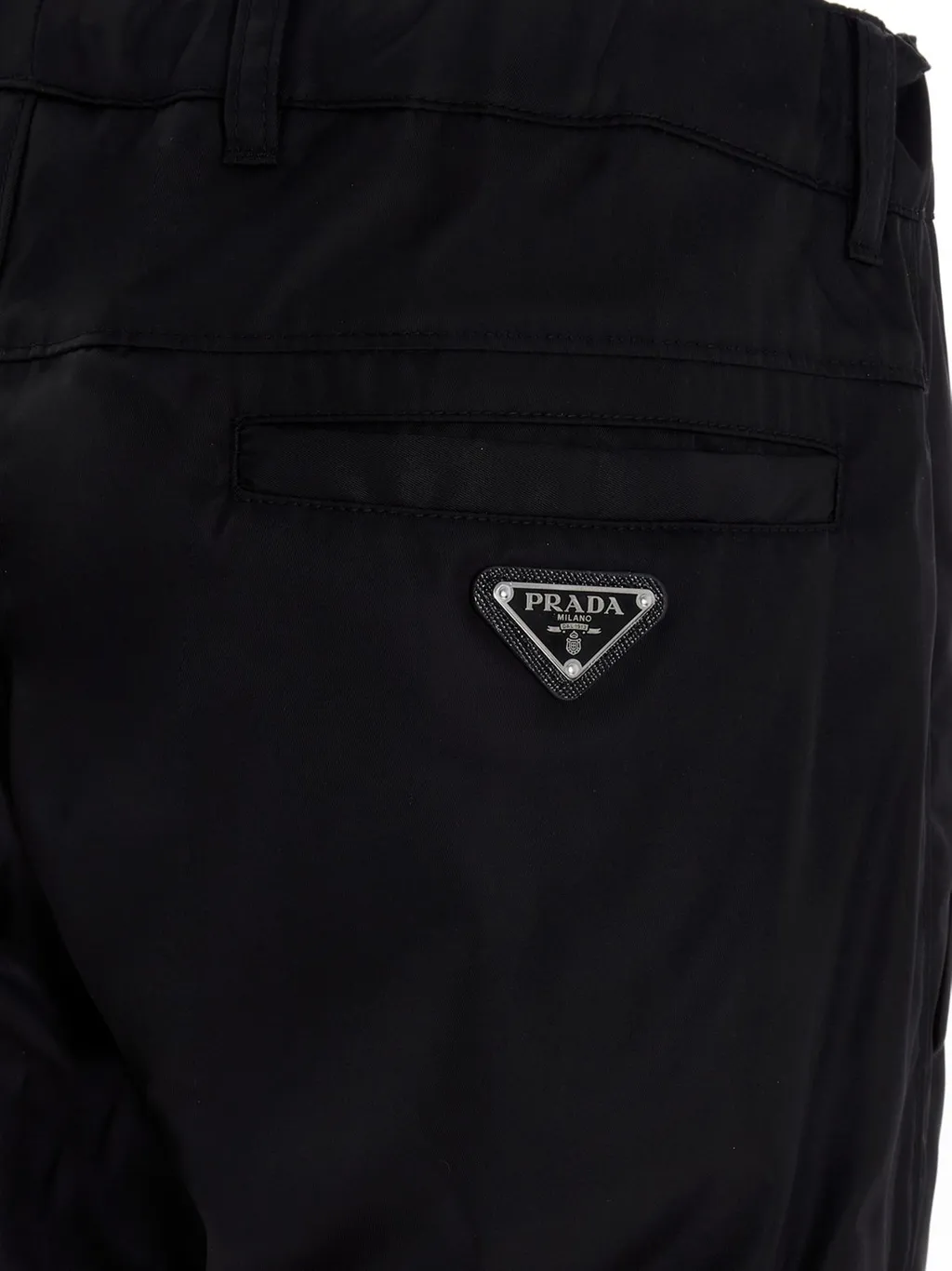 Prada Logo Tapered Pants