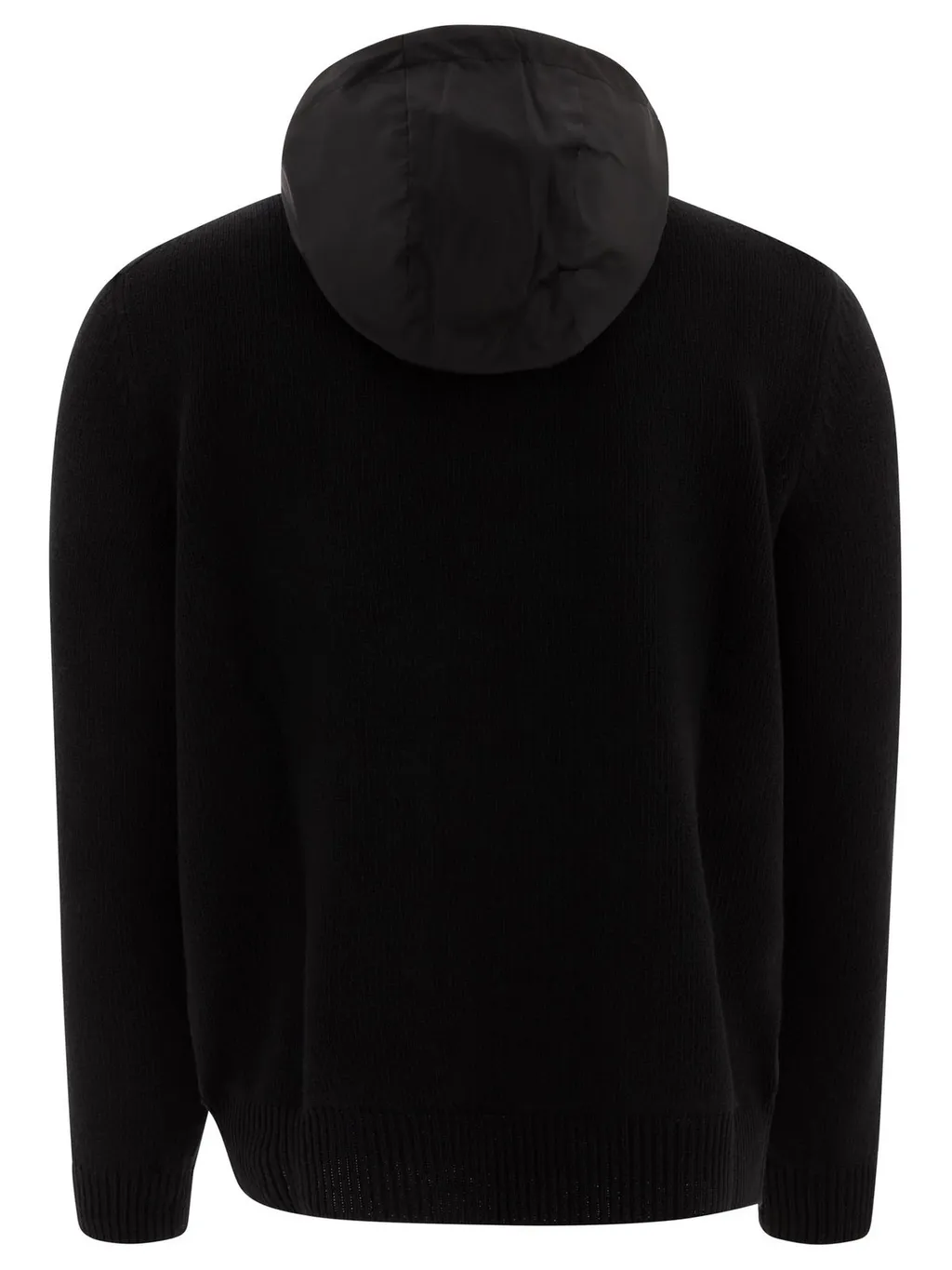 Prada Gabardine Zip-Up Hoodie
