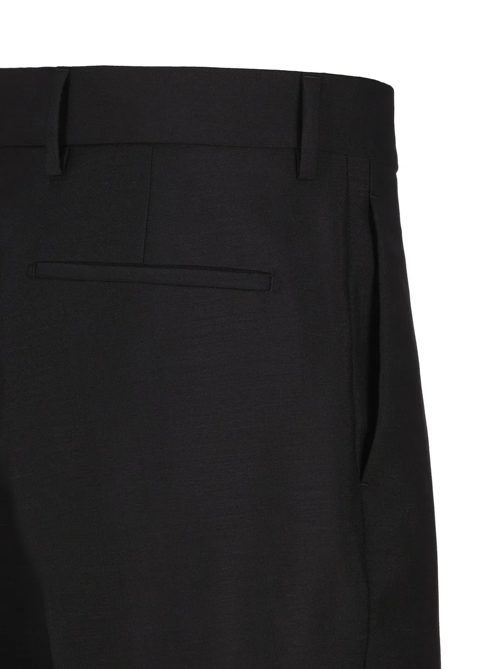 Prada Mid-Rise Tailored Cropped Trousers