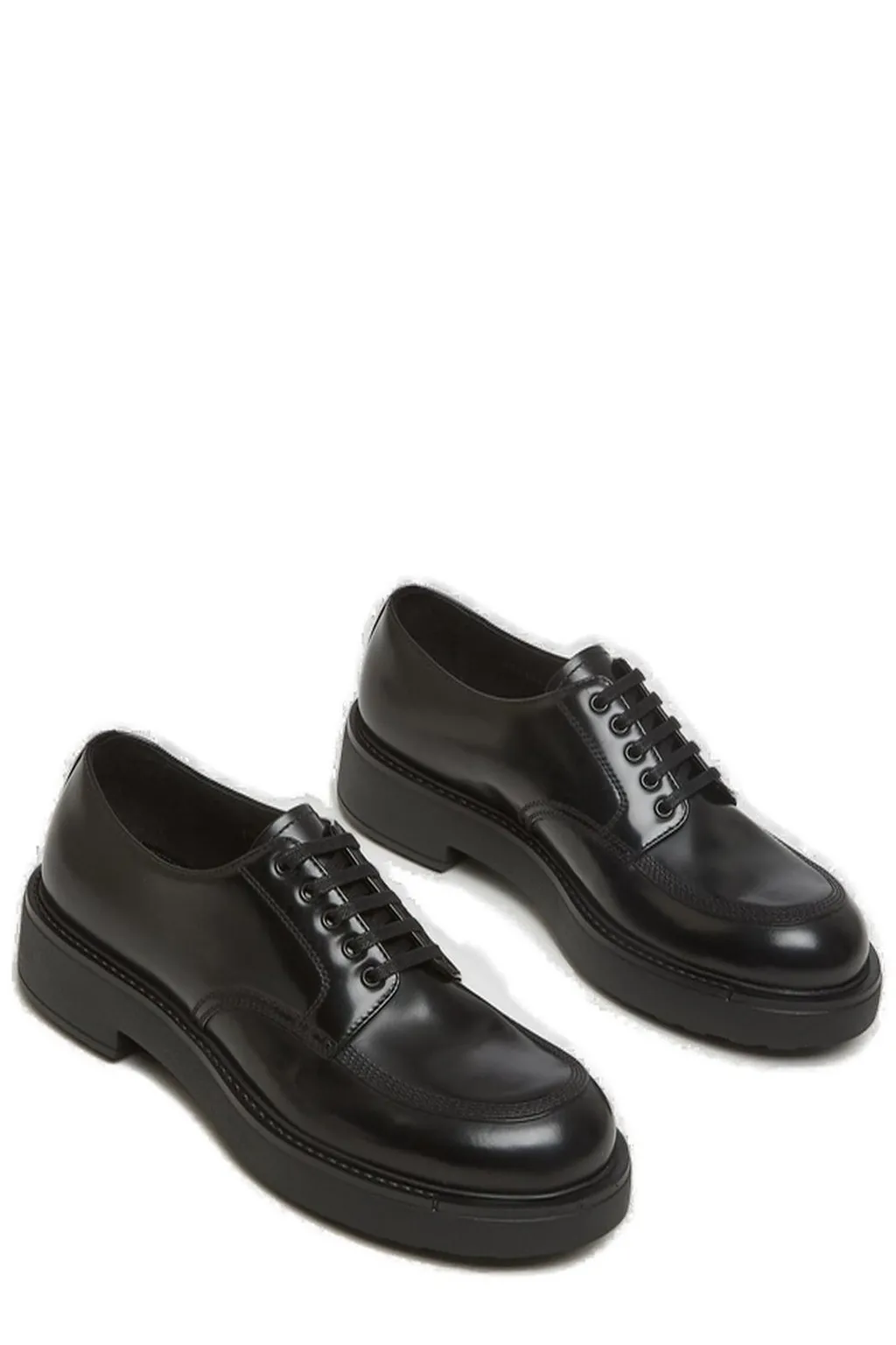 Prada Lace-Up Derby Shoes