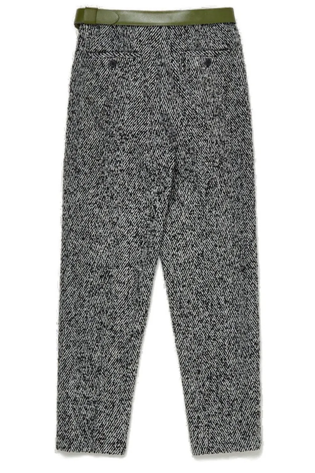 Prada Belted Blend Trousers