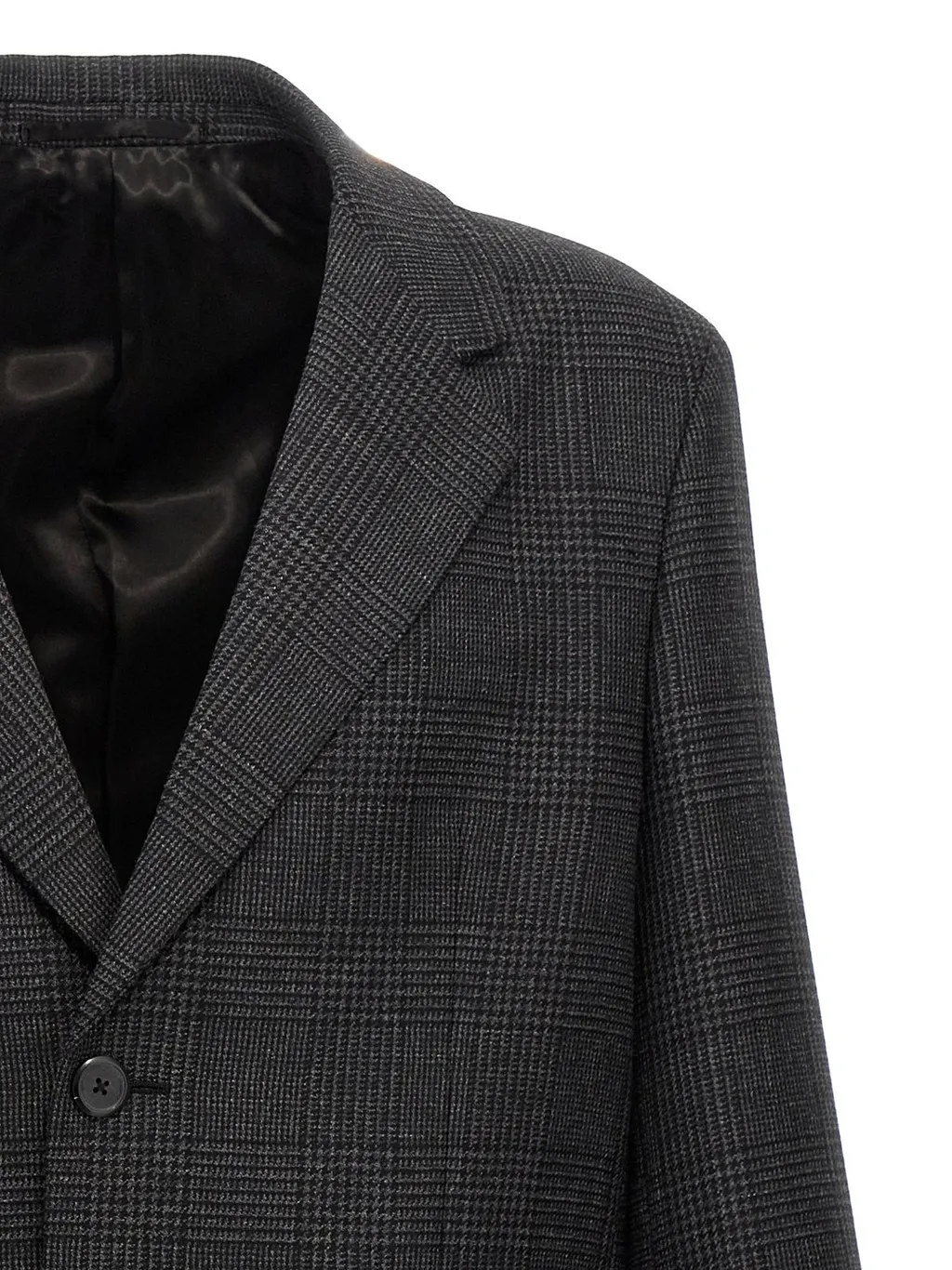 Prada Checked Single-Breasted Coat