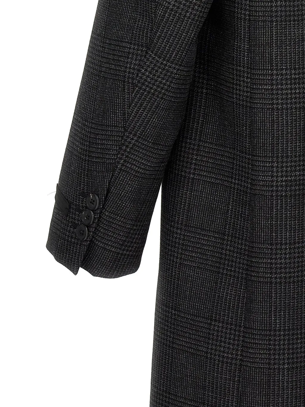 Prada Checked Single-Breasted Coat