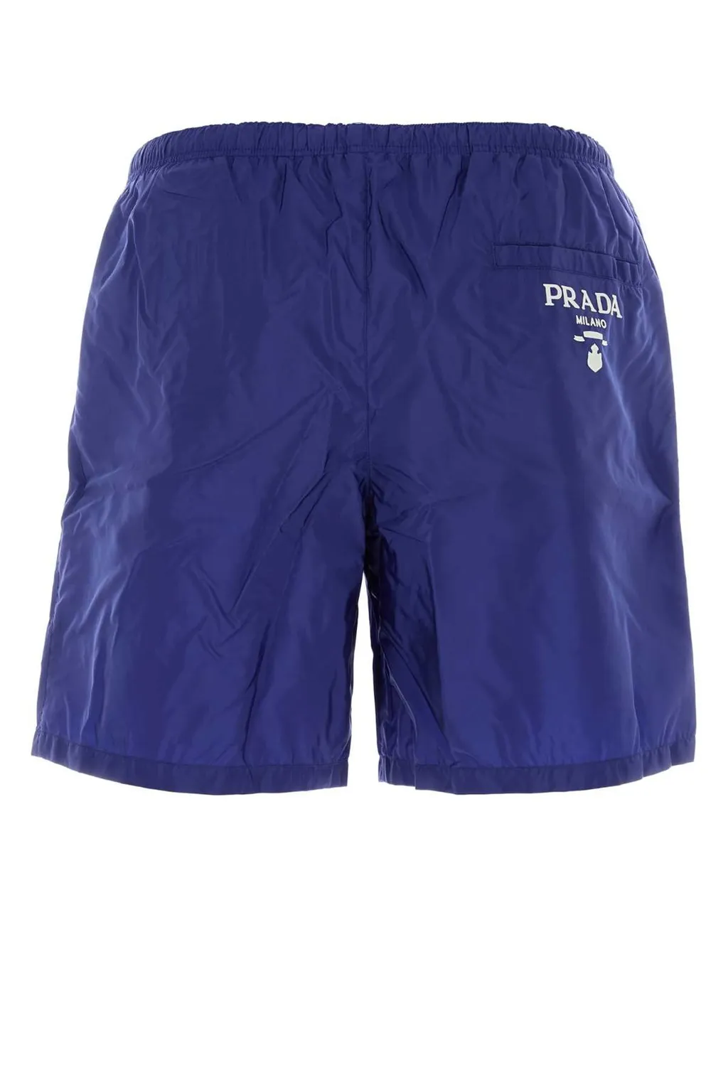 Prada Logo Printed Swim Shorts