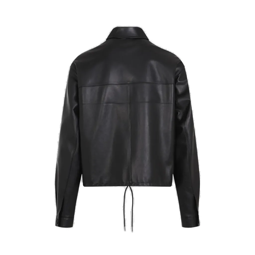 Prada Zip-Up Leather Jacket