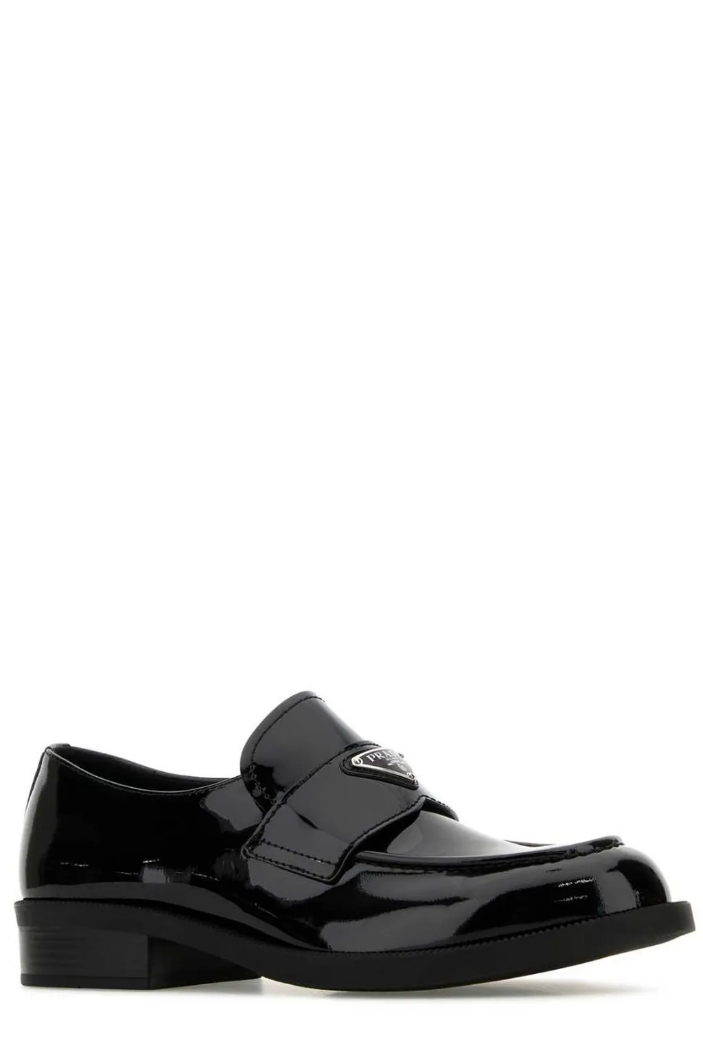 Prada Triangle-Logo Slip-On Loafers