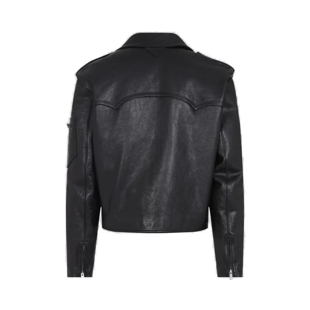 Prada Leather Biker Jacket