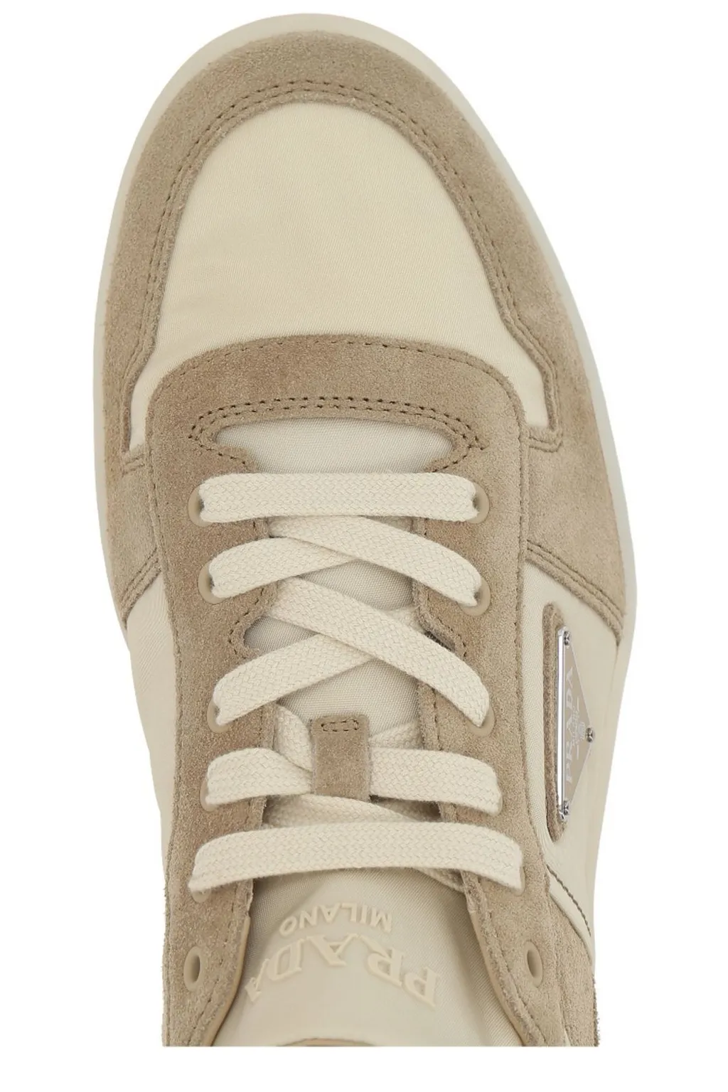 Prada Downtown Lace-Up Sneakers