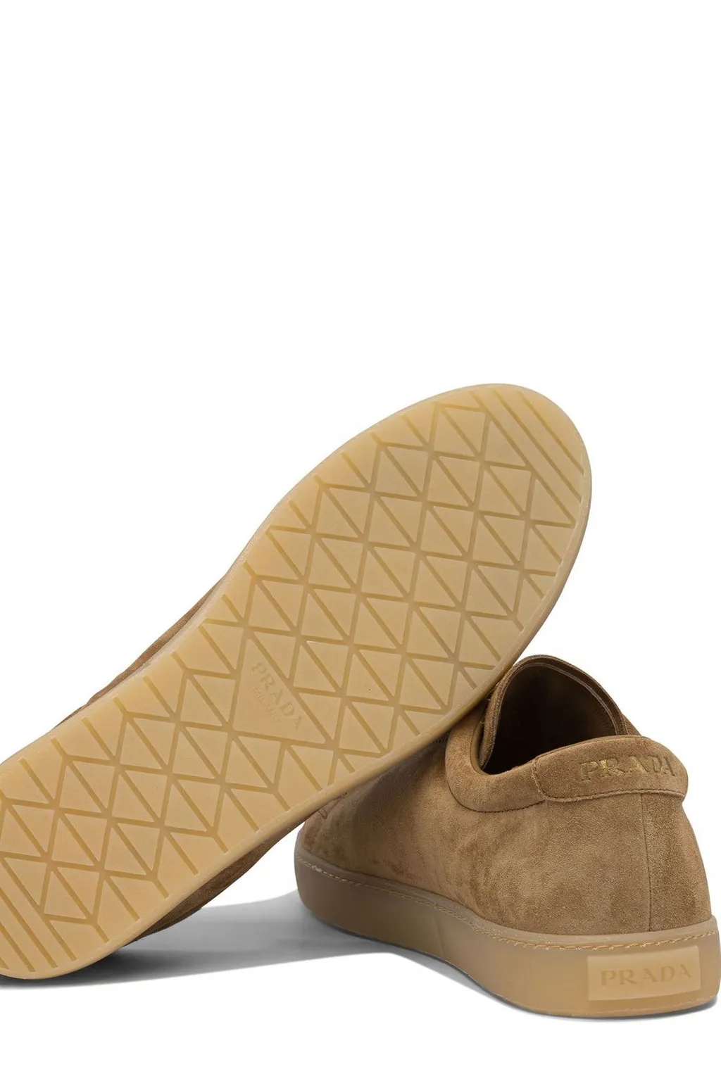 Prada Triangle-Logo Lace-Up Sneakers