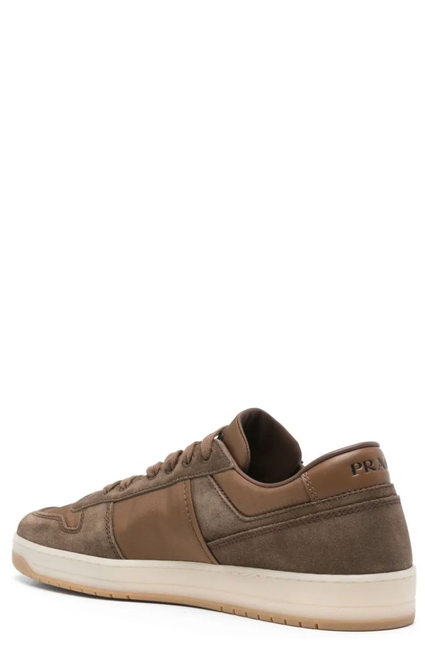 Prada Logo Detailed Lace-Up Sneakers