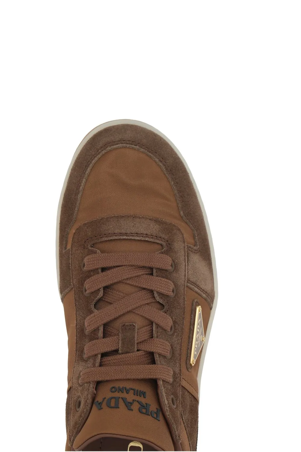 Prada Logo Detailed Lace-Up Sneakers