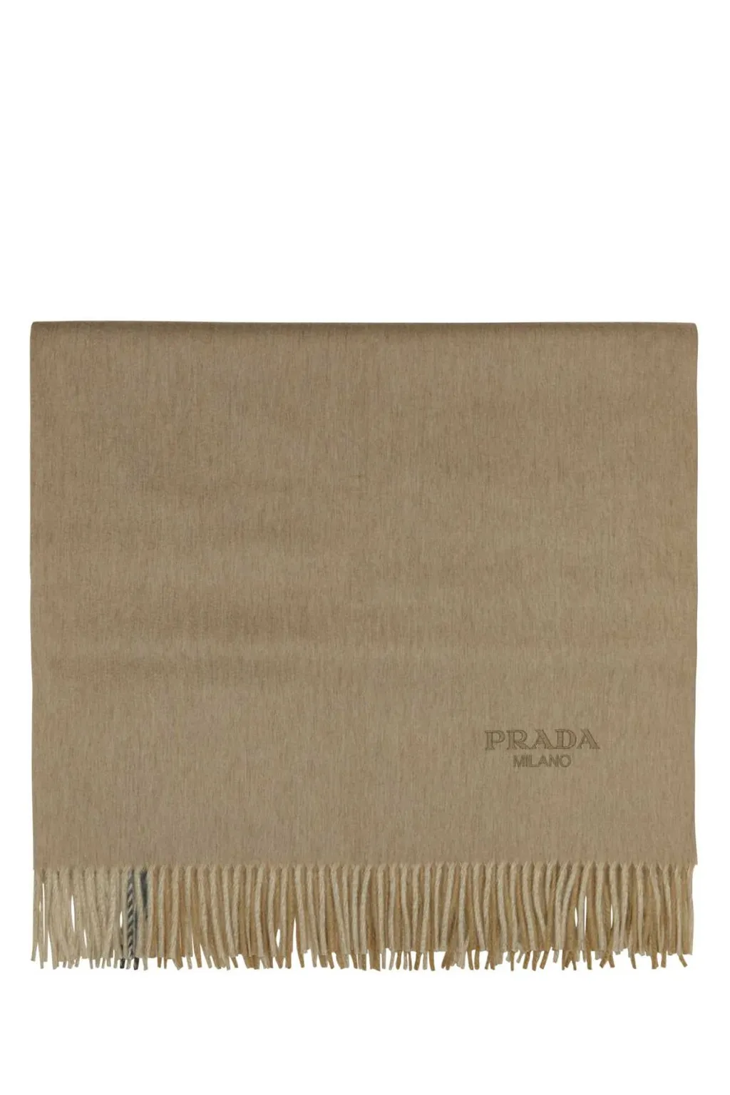 Prada Two-Toned Fringed Blanket