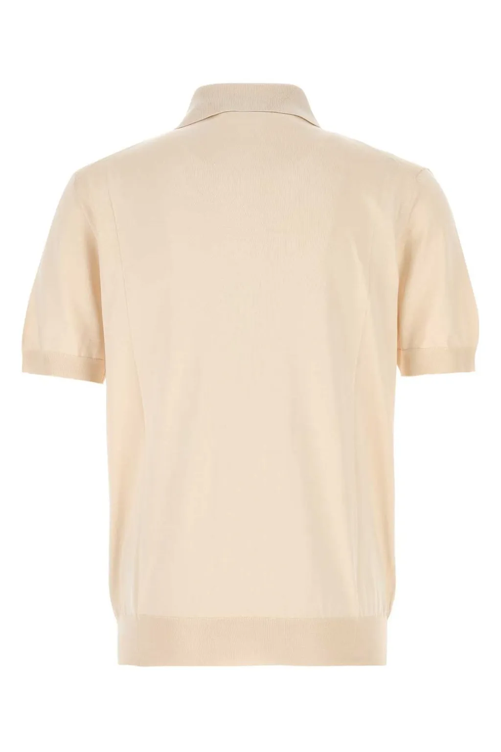 Prada Logo-Jacquard Short-Sleeved Polo Shirt