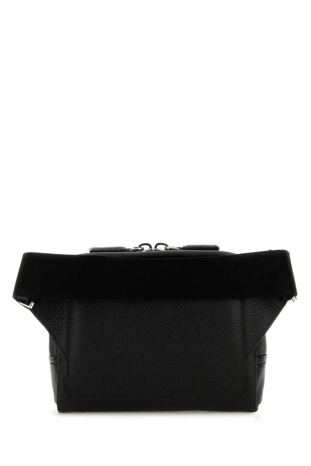 Prada Logo Plaque Zipped Messenger Bag