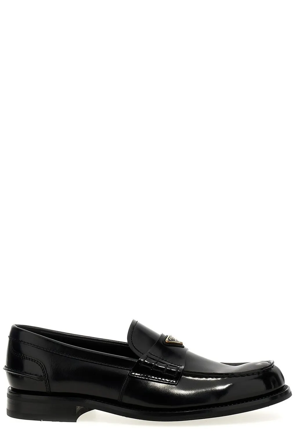 Prada Triangle-Logo Slip-On Loafers