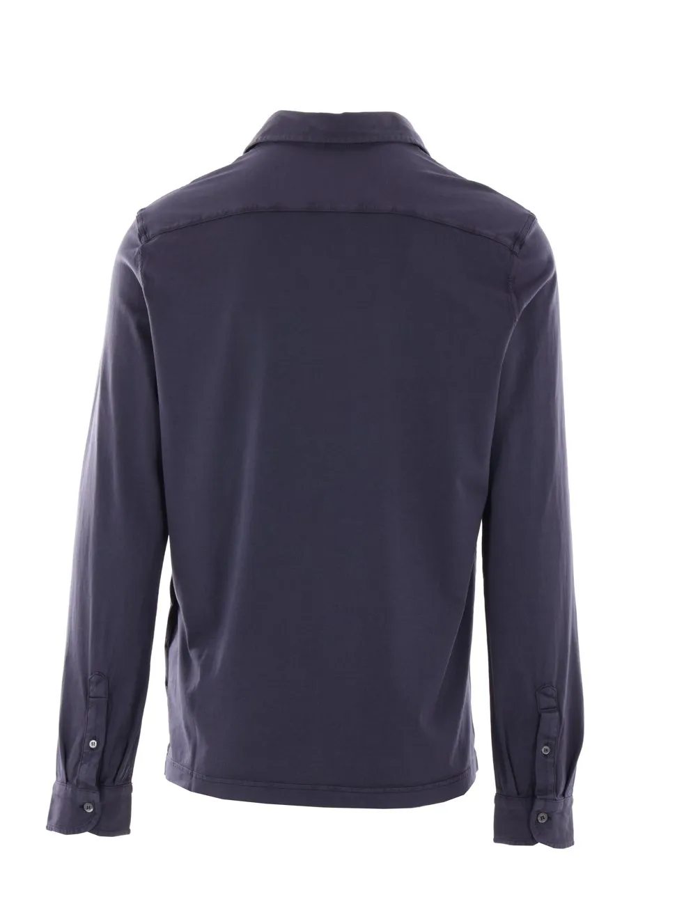 Prada Triangle-Logo Long-Sleeved Buttoned Shirt