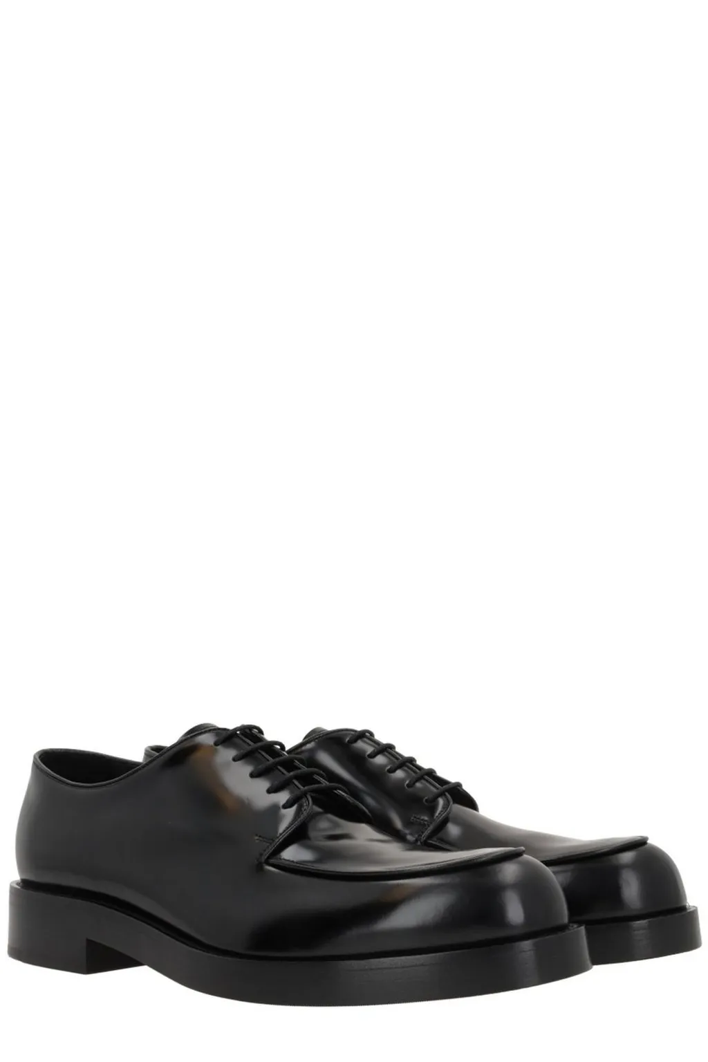 Prada Almond Toe Derby Shoes