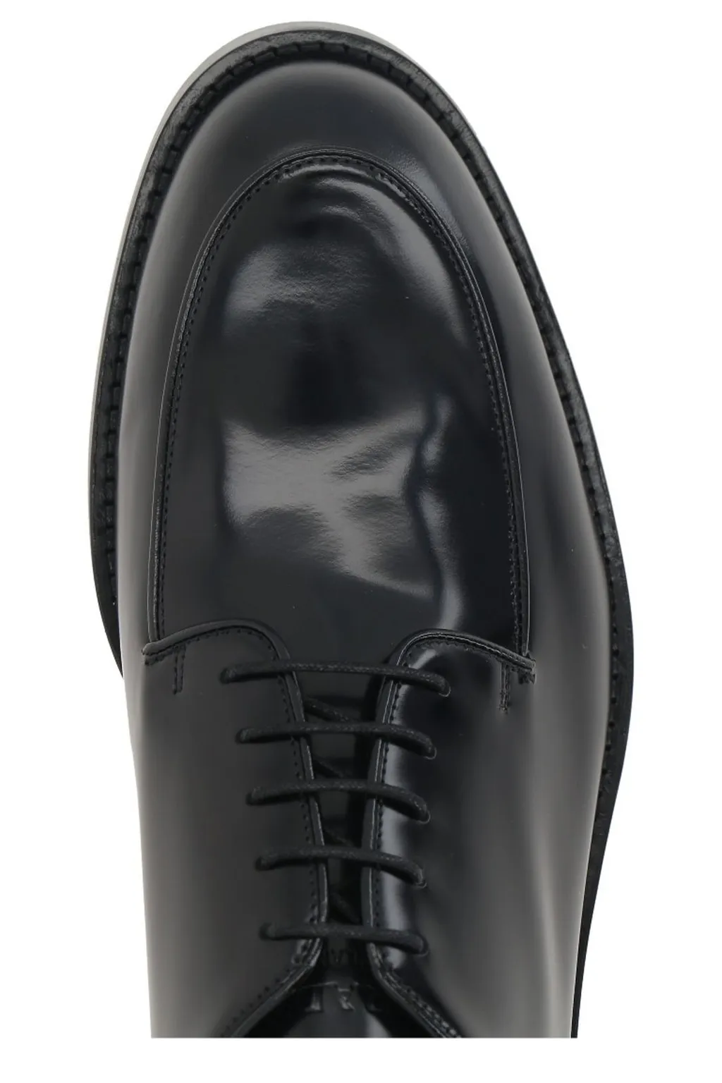 Prada Almond Toe Derby Shoes