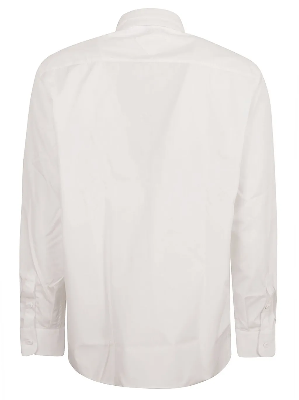 Prada Layered-Collar Button-Up Poplin Shirt