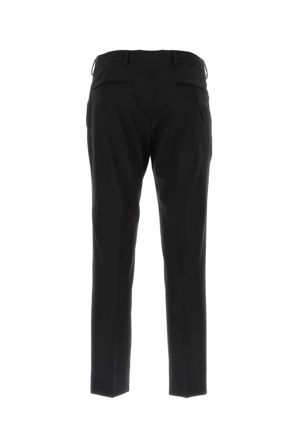 Prada Mid-Rise Cropped-Leg Trousers