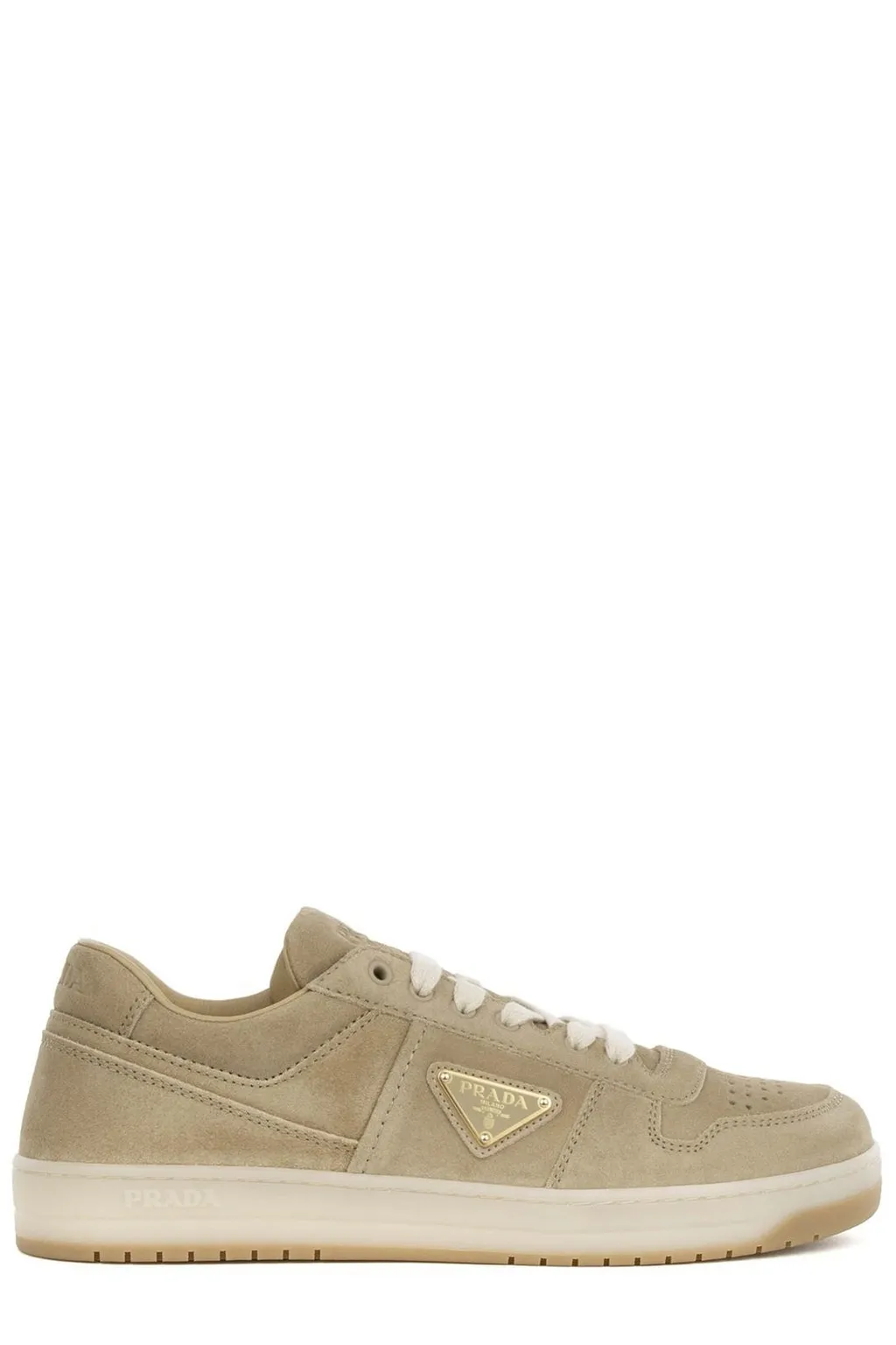 Prada Triangle-Logo Lace-Up Sneakers
