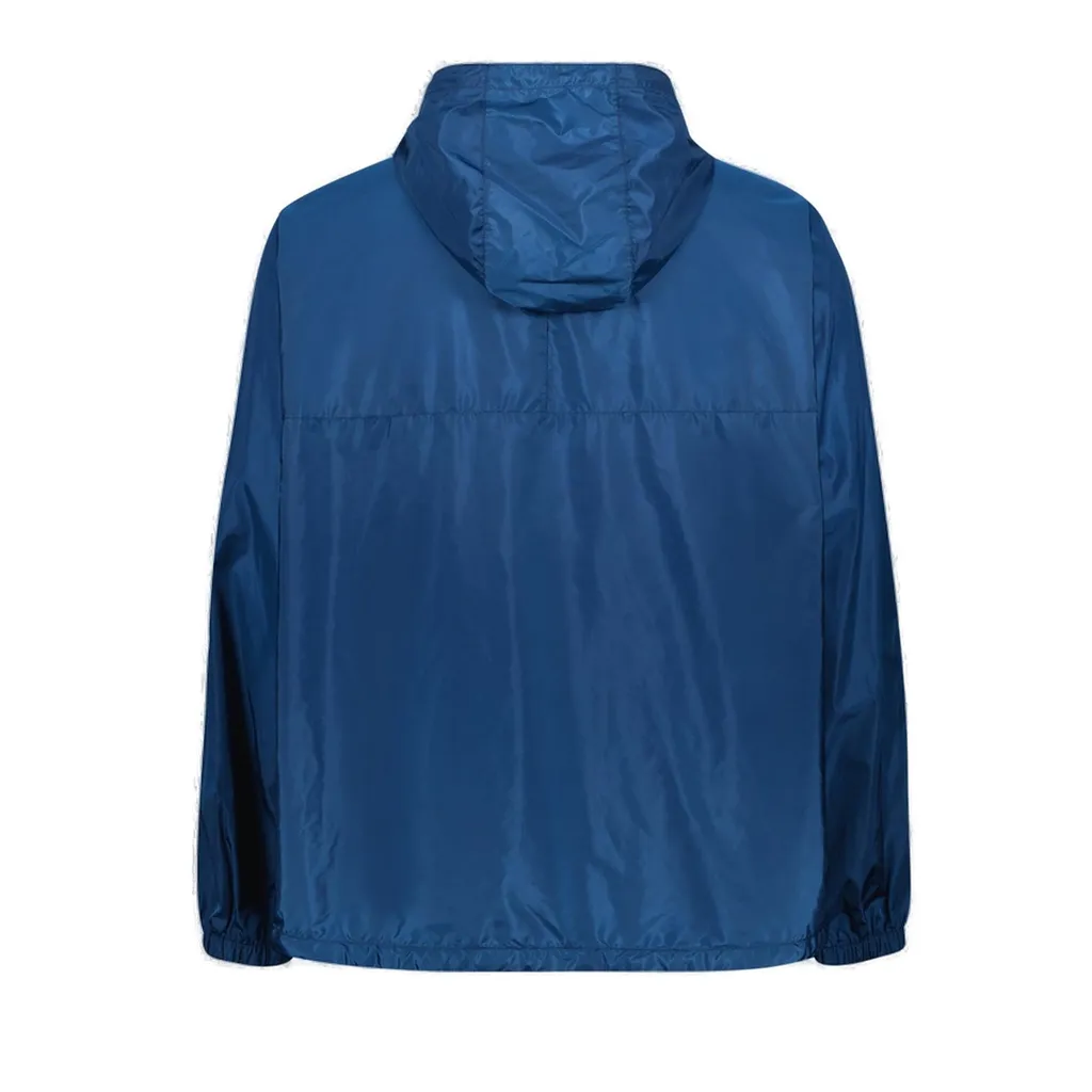 Prada Triangle-Logo Zipped Jacket