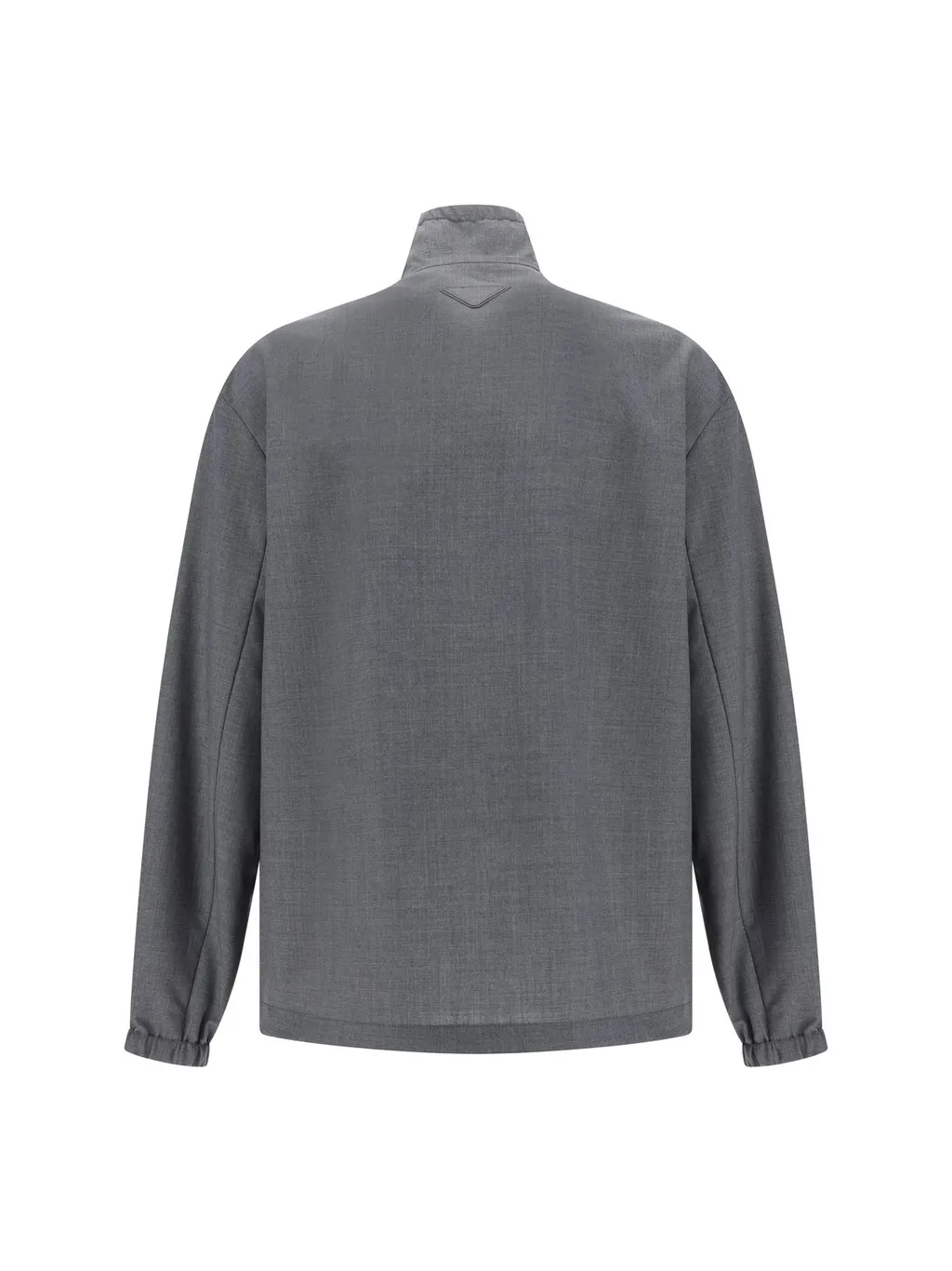 Prada High-Neck Zip-Up Bomber Jacket