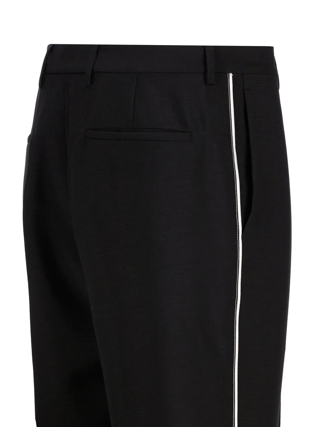 Prada Stripe-Detailed Tailored Trousers