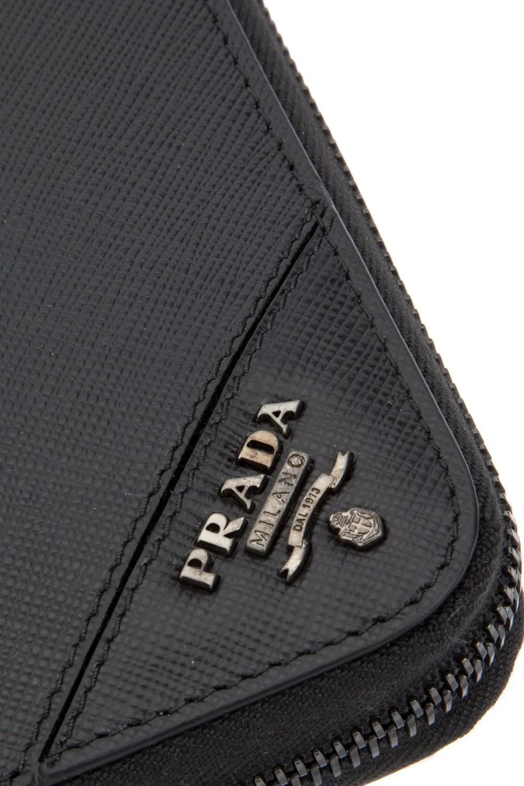 Prada Saffiano Zipped Wallet