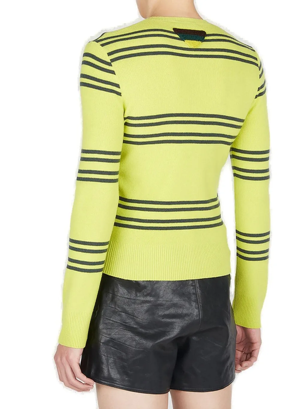 Prada Striped Crewneck Jumper
