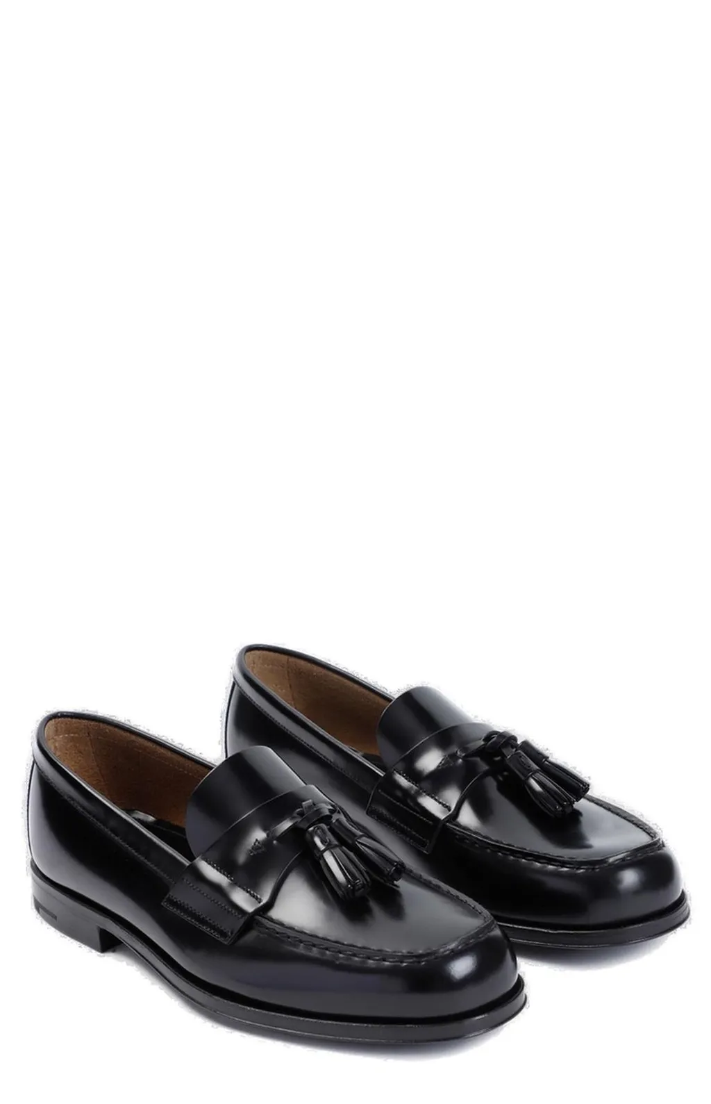 Prada Tassel-Detailed Slip-On Loafers