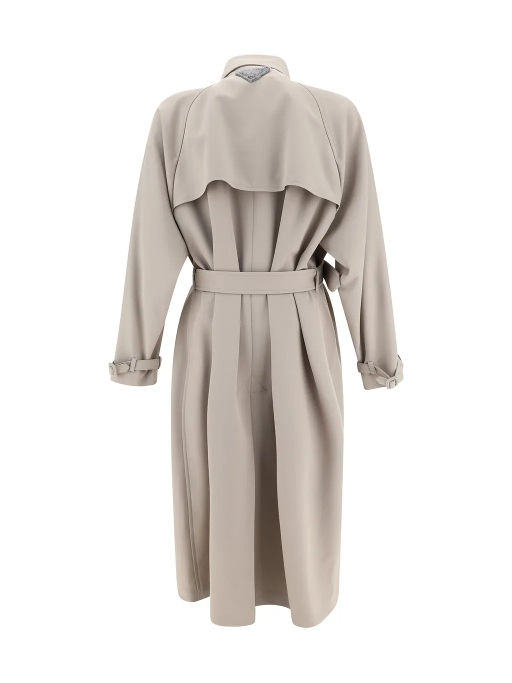 Prada Belted Button-Up Coat