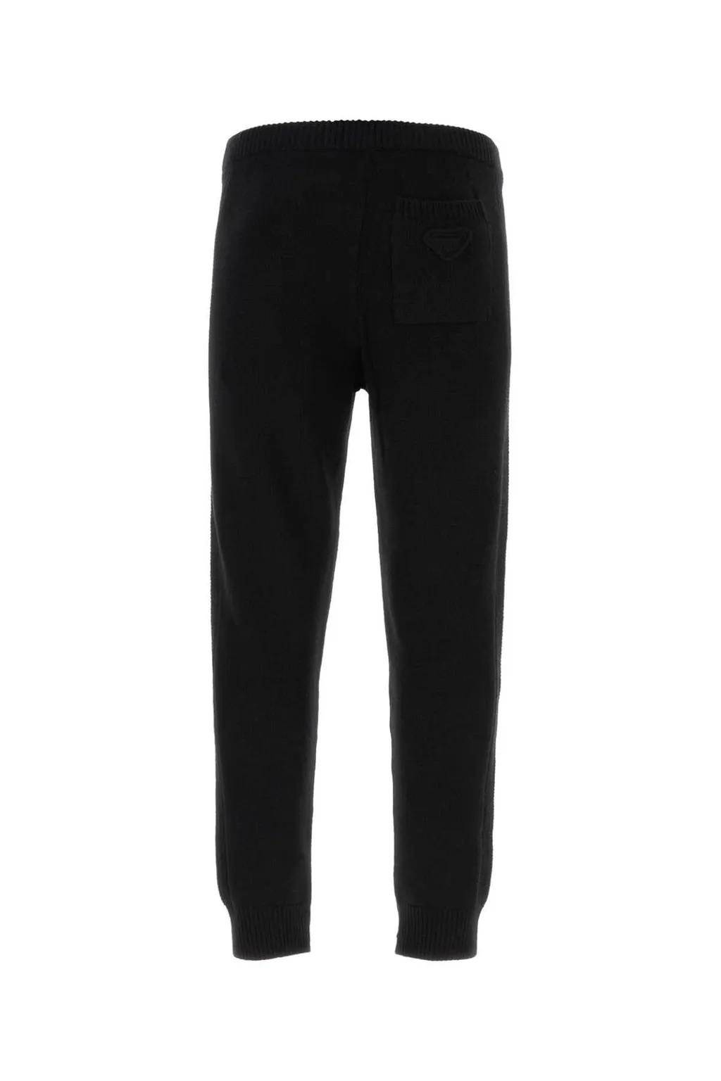 Prada Mid-Rise Fine-Knitted Track Pants