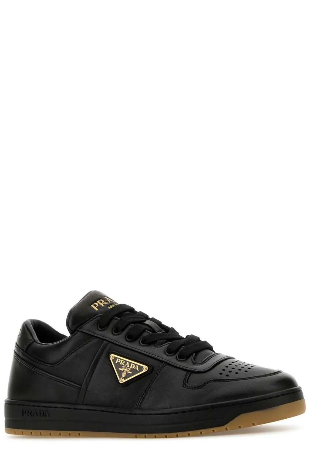 Prada Triangle-Logo Low-Top Sneakers
