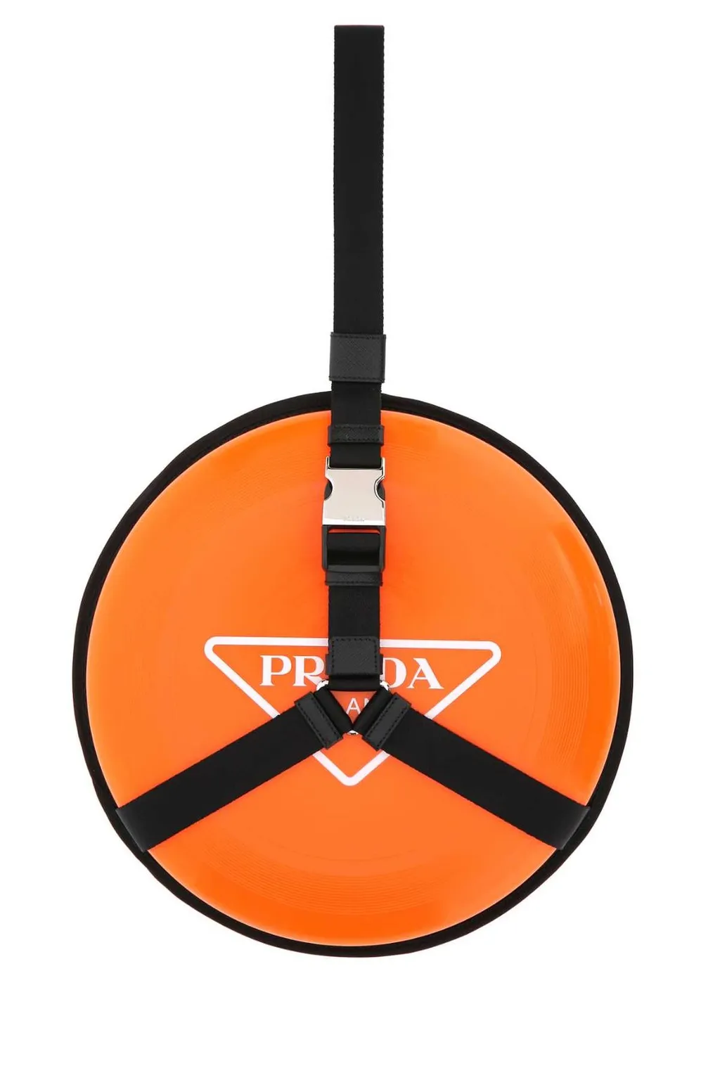 Prada Logo Printed Frisbee
