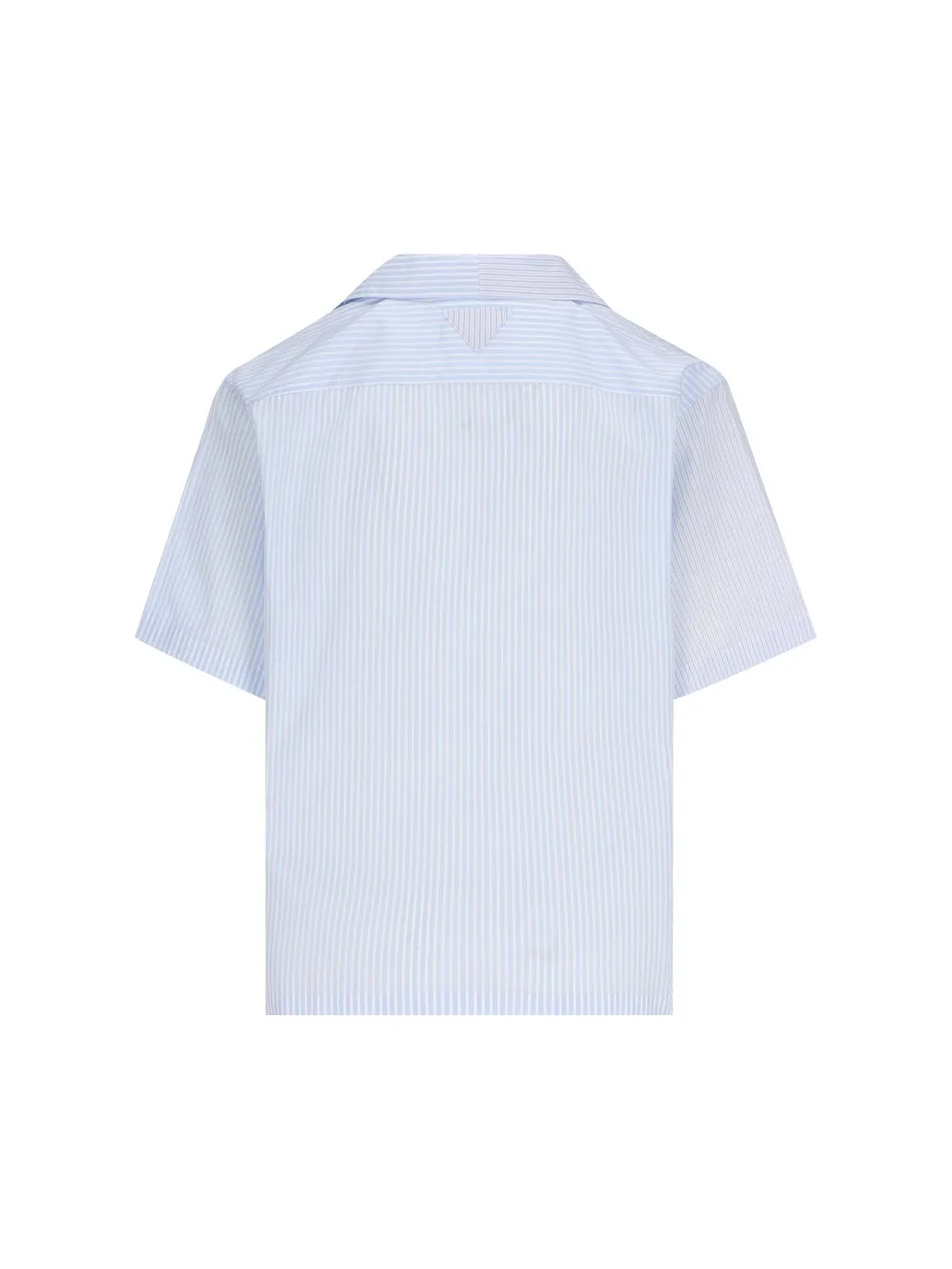 Prada Striped Short-Sleeved Button-Up Shirt
