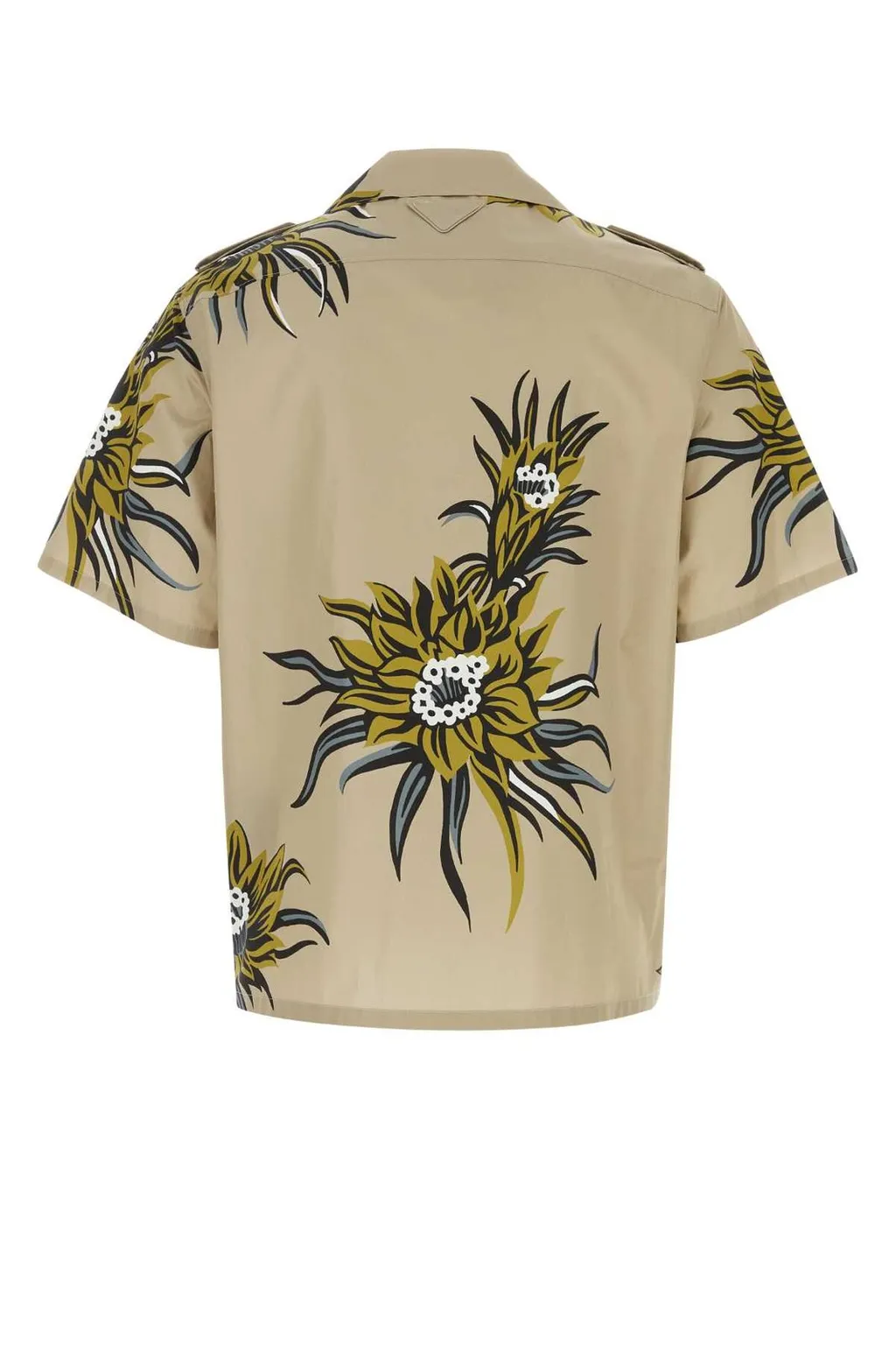 Prada Pattern-Printed Short-Sleeved Shirt