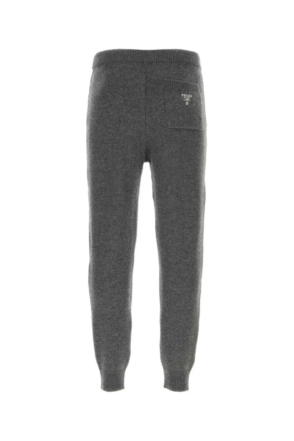 Prada Logo Embroidered Jogging Pants
