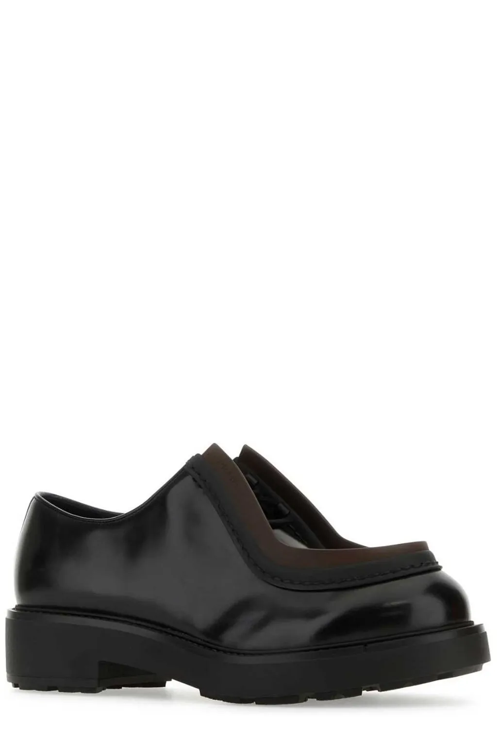 Prada Opaque Lace-Up Shoes