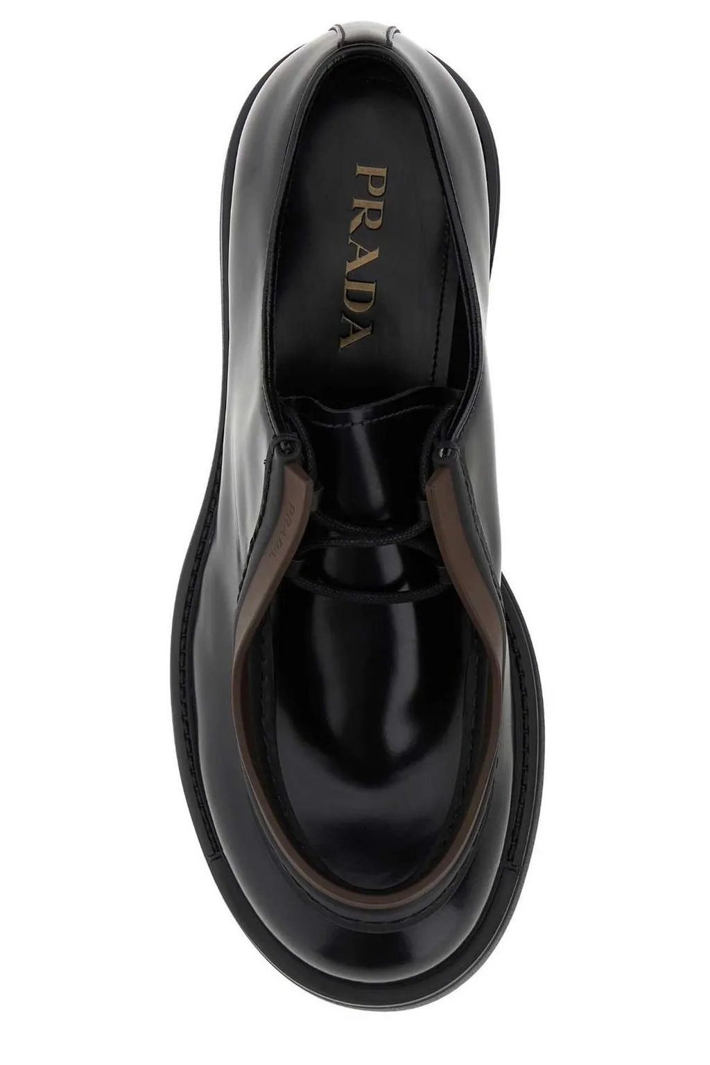 Prada Opaque Lace-Up Shoes