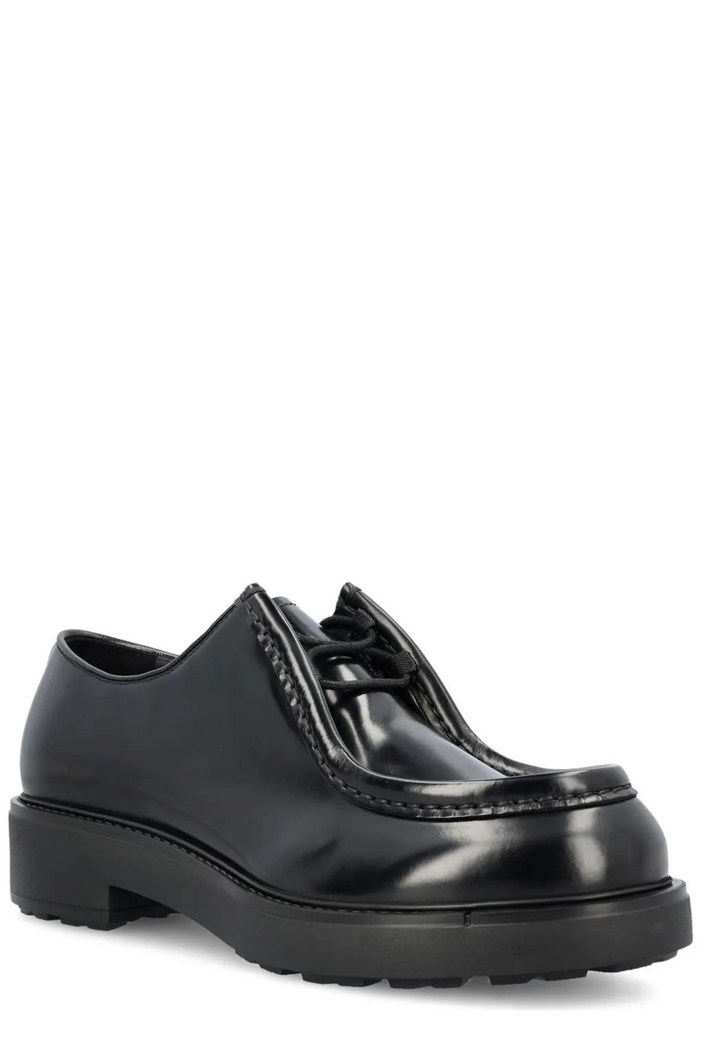 Prada Round-Toe Loafers