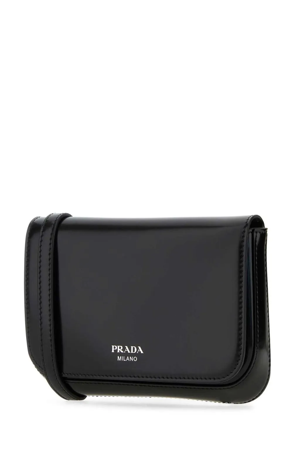 Prada Logo Printed Small Clutch Bag