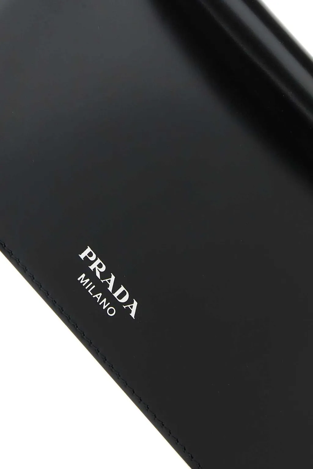 Prada Logo Printed Small Clutch Bag