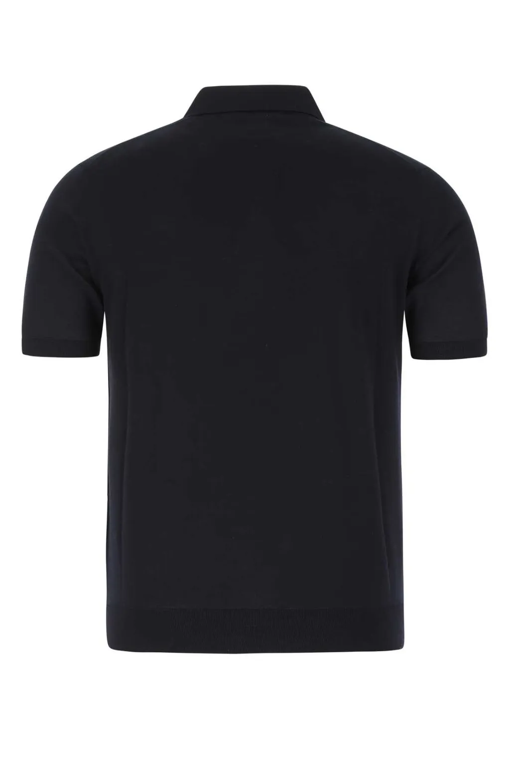 Prada Triangle Logo Short-Sleeved Polo Shirt