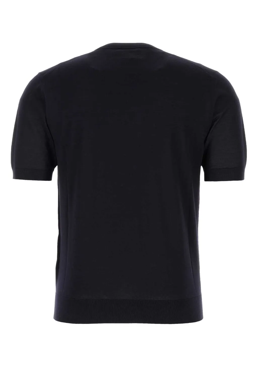 Prada Logo Embroidered Crewneck T-Shirt