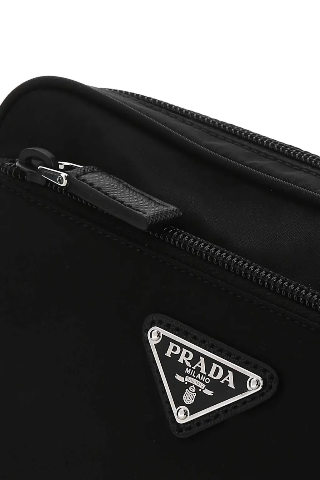 Prada Logo Plaque Belt Bag