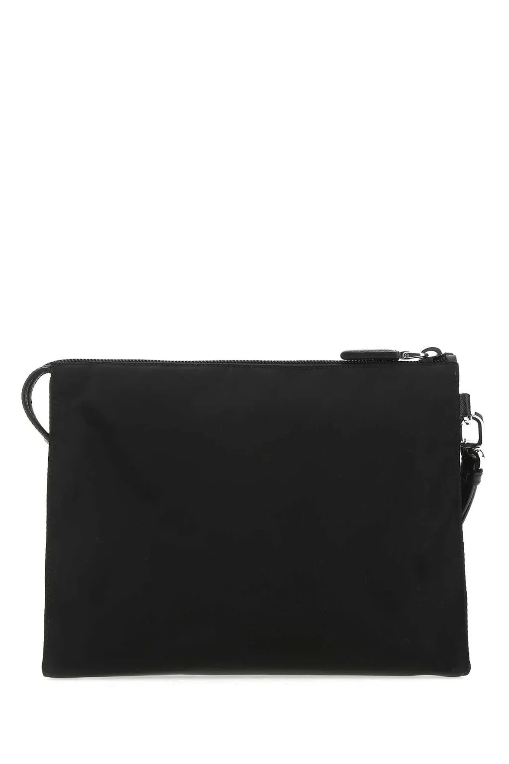 Prada Logo Plaque Pouch