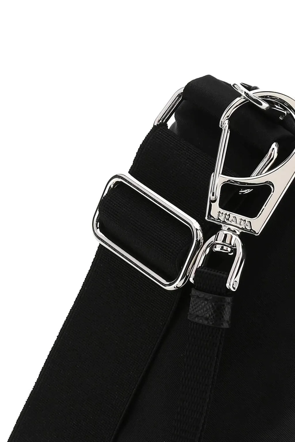 Prada Logo Plaque Mini Pouch