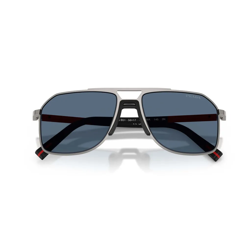 Prada Eyewear Linea Rossa Pilot Frame Sunglasses